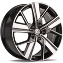 STATUSFÄLGAR IRON BLACK FRONT POLISHED 8x18 5/120 ET50 CB65.1
