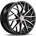 STATUSFÄLGAR SSF-1 BLACK FRONT POLISHED 8x18 5/120 ET33 CB72.6