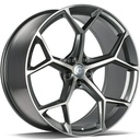 STATUSFÄLGAR FANCY ANTHRACITE FRONT POLISHED 8.5x19 5/112 ET30 CB66.5