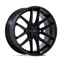 STATUSFÄLGAR NC280 PRODIGY 6 GLOSS BLACK 9.5x22 6/135 ET25 CB87.1