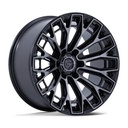 STATUSFÄLGAR FC882 TRAX GLOSS BLACK MACHINED FACE DARK TINTED C 10x20 6/139.7 ET-18 CB106.1