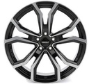 DEZENT TV DARK BLACK/POLISHED  5X 8x19 8/19 ET45 CB57.1