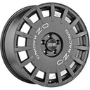 OZ RACING RALLY RACING VAN DARK GRAPHITE SILVER LETTERING  5X120 8x18 8/18 ET45 CB65.1