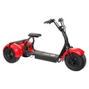 Kontio Motors Kruiser Trike Red 1,2kWh akulla
