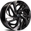 STATUSFÄLGAR ATLANTIC BLACK FRONT POLISHED 7.5x19 5/114.3 ET51 CB73.1