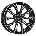 AEZ TORONTO DARK BLACK/POLISHED 8,5X 8.5x21 5/21 ET46 CB66.6