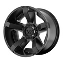 STATUSFÄLGAR XD811 MATTE BLACK 8x17 5/127-135 ET10 CB87.1