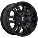 STATUSFÄLGAR FC595 GLOSS BLACK MILLED 9x20 8/165.1 ET20 CB125.1