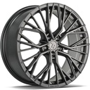 STATUSFÄLGAR SSF-6 HALF GRAY MATT 8.5x20 5/114.3 ET40 CB73.1
