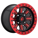 STATUSFÄLGAR FV911 GLOSS BLACK RED TINTED CLEAR 7x15 4/156 ET38 CB132