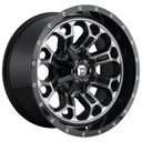 FUEL FC561 GLOSS MACHINED DOUBLE DARK TINT 9x17 5/114.3-127 ET-12 CB78.1