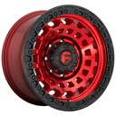 STATUSFÄLGAR FC632 CANDY RED BLACK BEAD RING 9x18 5/127 ET-12 CB71.5