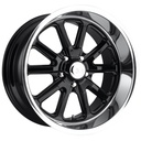 STATUSFÄLGAR UC121 GLOSS BLACK 11x22 5/127 ET18 CB78.1
