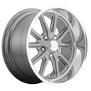 STATUSFÄLGAR UC111 MATTE GUN METAL MACHINED 8x18 5/120.65 ET1 CB72.6