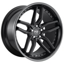 STATUSFÄLGAR NC194 GLOSS BLACK MATTE BLACK 10.5x20 5/120 ET35 CB72.6