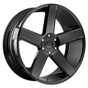 FUEL DC216 GLOSS BLACK 9.5x22 6/135 ET30 CB87.1