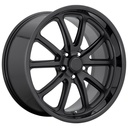 STATUSFÄLGAR UC123 GLOSS BLACK MATTE BLACK 9.5x18 5/120.65 ET1 CB72.6