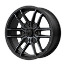 STATUSFÄLGAR MA43 SATIN BLACK WITH TITANIUM TINT 7x14 4/137 ET10 CB112