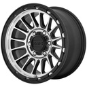 KMC KM542 SATIN BLACK MACHINED 7x16 5/110 ET30 CB72.6