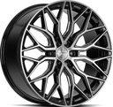 VOSSEN HF6.3 BRUSH GLOSS BLACK 10x24 6/139.7 ET25 CB106.1