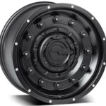 A208 Flatblack milled rivets 9.0x20 6/139,7 ET0 CB106.1