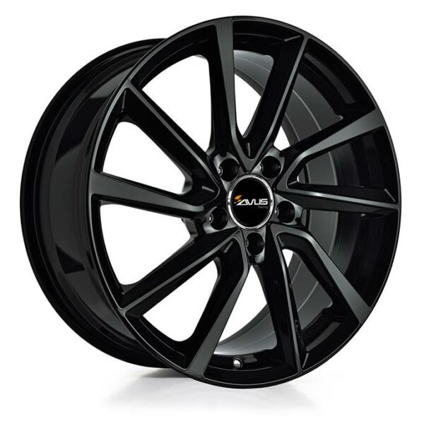 AVUS AC 518 Black 6.0x15 5112 ET47 CB57.1 Alumiinivanteet 5599 1