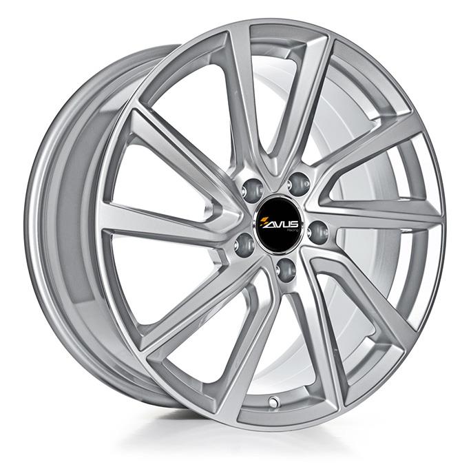 AVUS AC 518 Hyper Silver 8.0x18 5112 ET38 CB66.6 Alumiinivanteet 6117 1