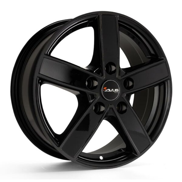 AVUS AC V51 Black 6.5x16 5112 ET50 CB66.6 Alumiinivanteet 7670 1
