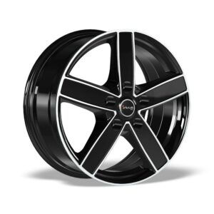 AVUS AC V51 Black Polished 6.5x16 5112 ET50 CB66.6 Alumiinivanteet 7677 1