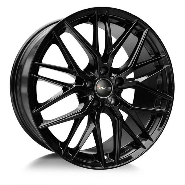 AVUS AF19 Black 7.5x17 5112 ET42 CB66.5 Alumiinivanteet 6127 1