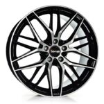 AVUS AF19 Black Polished 8.0x18 5/120 ET45 CB72.6