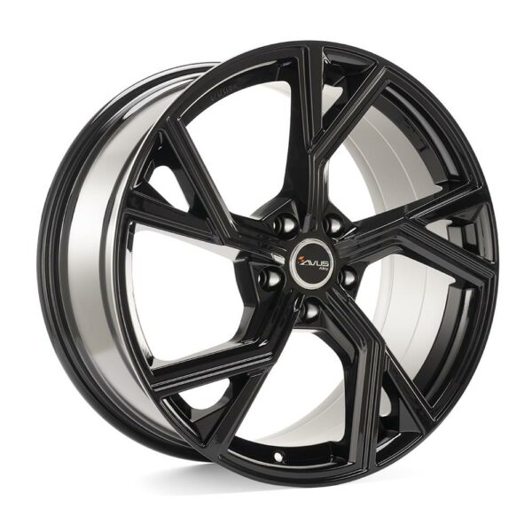 AVUS AF20 Black 8.5x20 5112 ET32 CB66.6 Alumiinivanteet 6140 1