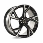 AVUS AF20 Black Polished 8.0x18 5112 ET28 CB66.6 Alumiinivanteet 6130 1