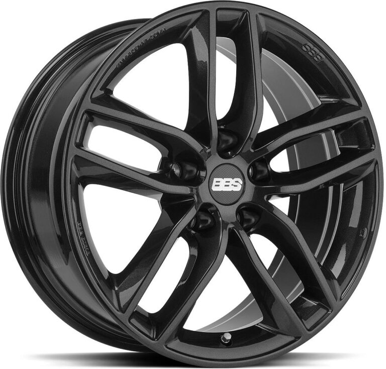 BBS SX Crystal Black 7.5x17 5108 ET45 CB70.0 Alumiinivanteet 12282 1