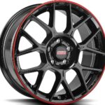 BBS XR Black Red 8.0x18 5/100 ET36 CB70.0