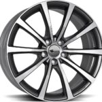 BROCK B32 Titanium Full Polish 9.5x19 5130 ET58 CB71.6 Alumiinivanteet 19519 1