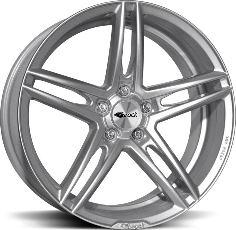 BROCK B33 Crystal Silver 8.0x18 5115 ET40 CB70.2 Alumiinivanteet 19547 1