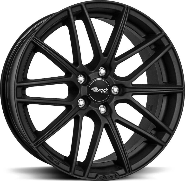 BROCK B34 Black Matt 7.5x17 5120 ET35 CB72.6 Alumiinivanteet 12513 1