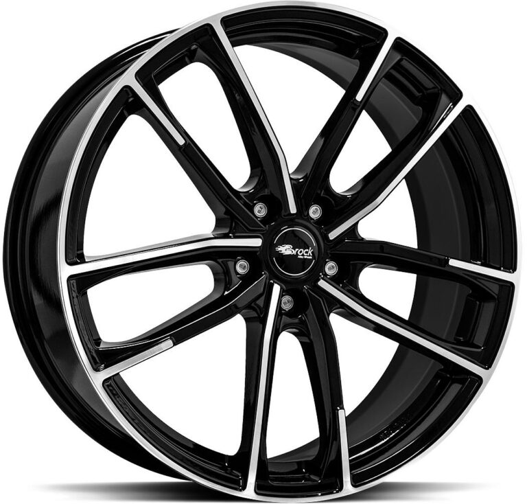 BROCK B38 Black Full Polish 8.0x18 5105 ET38 CB56.6 Alumiinivanteet 12691 1