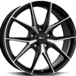 BROCK B40 Black Full Polish 9.0x19 5112 ET30 CB66.6 Alumiinivanteet 37931 1