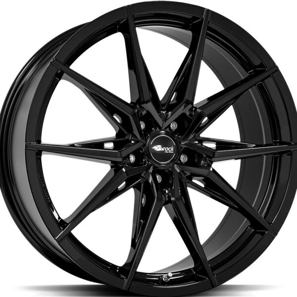 BROCK B42 Shiny Black 8.5x19 51143 ET40 CB64.2 Alumiinivanteet 35583 1
