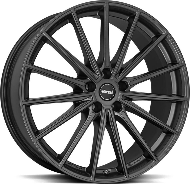 BROCK B43 Cosmic Grey Matt 8.5x20 5112 ET42 CB66.6 Alumiinivanteet 36227 1