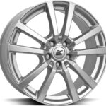 BROCK RC25T Crystal Silver 7.5x18 5120 ET45 CB65.1 Alumiinivanteet 12947 1