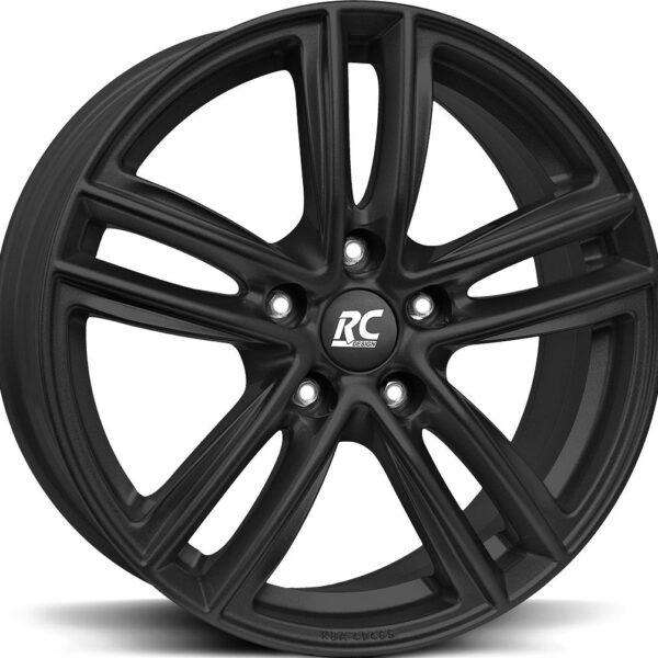 BROCK RC27 Black Matt 7.5x17 51143 ET52 CB67.1 Alumiinivanteet 1068 1