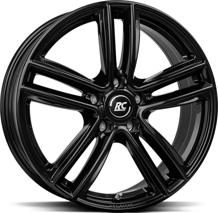 BROCK RC27 Shiny Black 6.0x15 51143 ET35 CB66.1 Alumiinivanteet 37110 1