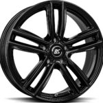 BROCK RC27 Shiny Black 6.0x16 5112 ET43 CB57.1 Alumiinivanteet 37164 1