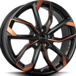 BROCK RC34 Black Orange Matt 8.0x19 5112 ET40 CB57.1 Alumiinivanteet 34580 1