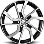BROCK eB1 Black Full Polish 5.0x19 5112 ET43 CB66.6 Alumiinivanteet 33023 1