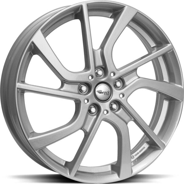 BROCK eB1 Crystal Silver 5.0x19 5112 ET43 CB66.6 Alumiinivanteet 33021 1