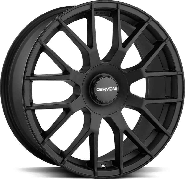 CARMANI Hugo Black Matt 8.0x19 5112 ET43 CB66.6 Alumiinivanteet 36069 1